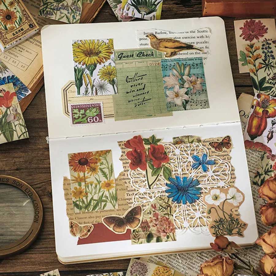 Block Print Sticker Block de Stickers Vintage – Chíkidi